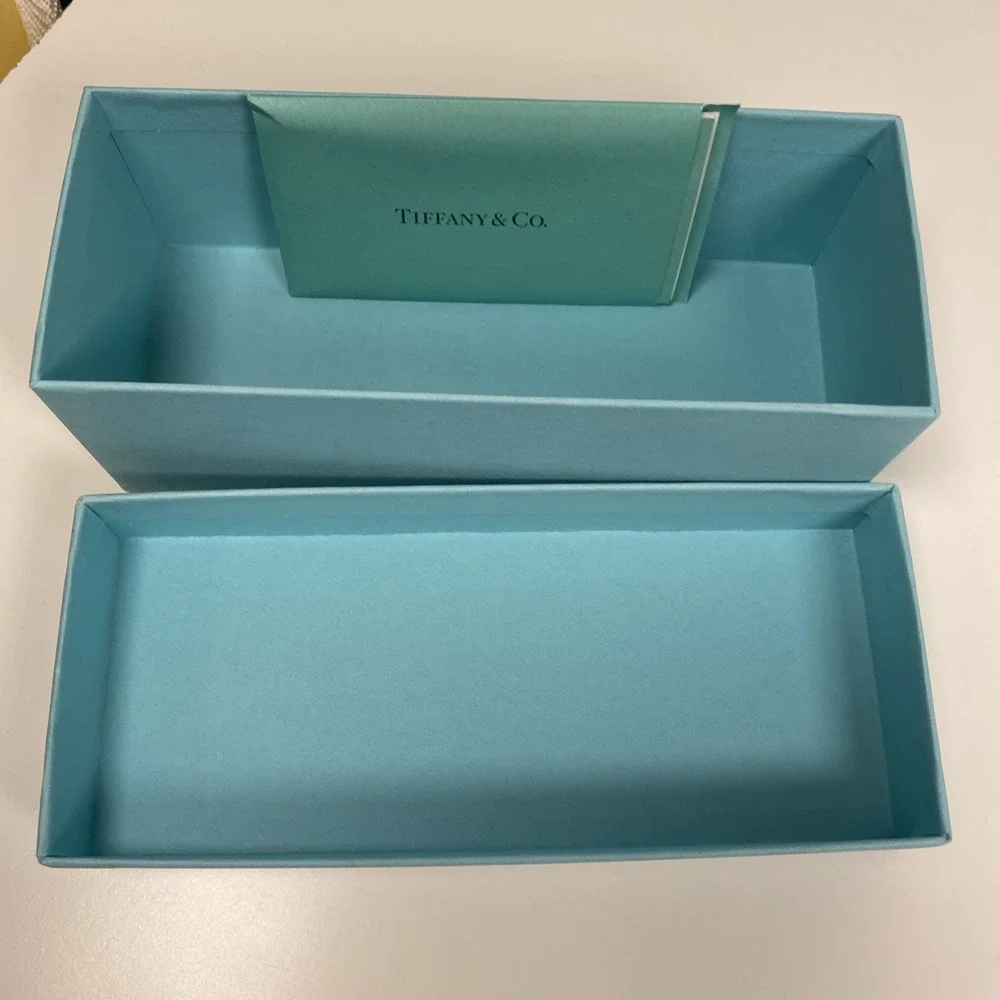 Tiffany & Co Eyeglass Frame TF2034 8055 Black + Tiffany Blue Italy  Case & Box